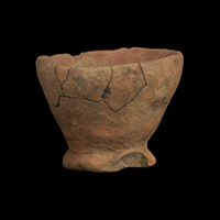 Pottery cup