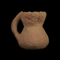 Small pottery jar