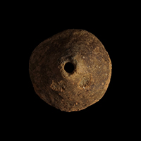 Pottery spindle whorl