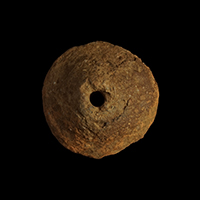 Pottery spindle whorl